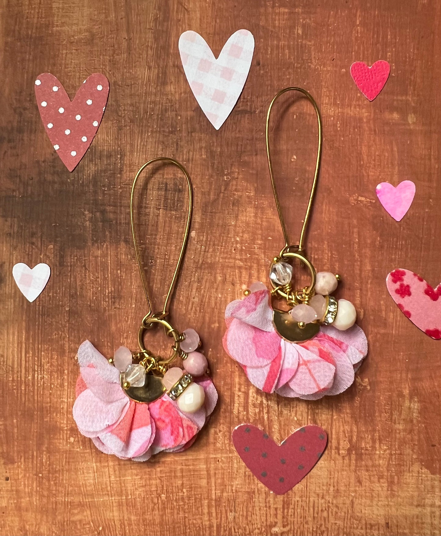 Fluttery Pink Earrings