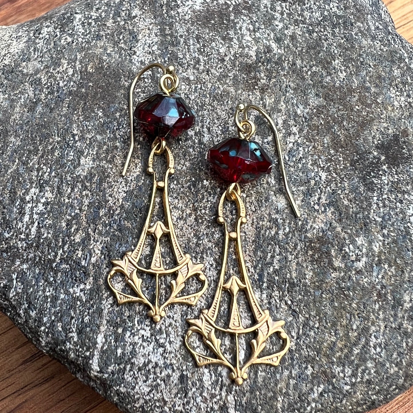 Chandelier Victorian Inspired Earrings - Choice of Color